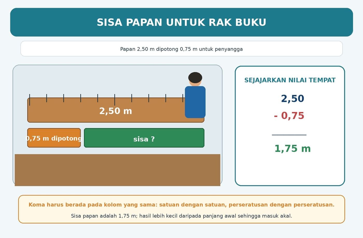 Gambar kontekstual 3: Penjumlahan dan Pengurangan Bilangan Rasional