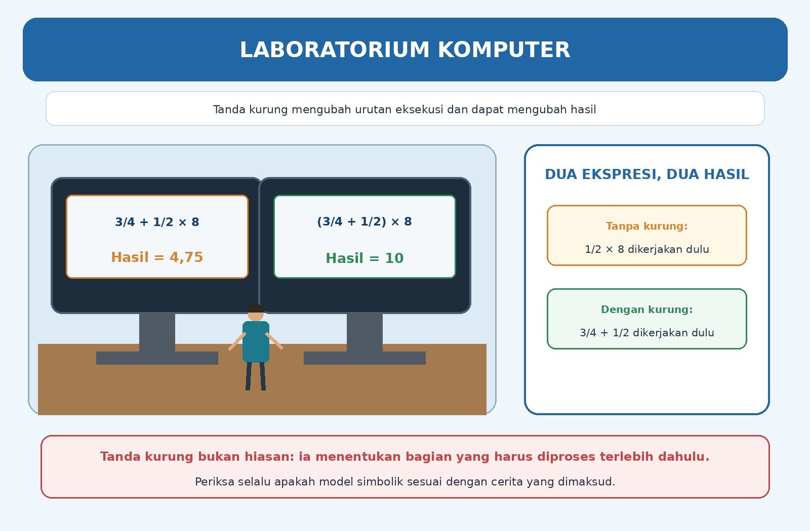 Gambar kontekstual 5: Operasi Hitung Campuran Bilangan Rasional