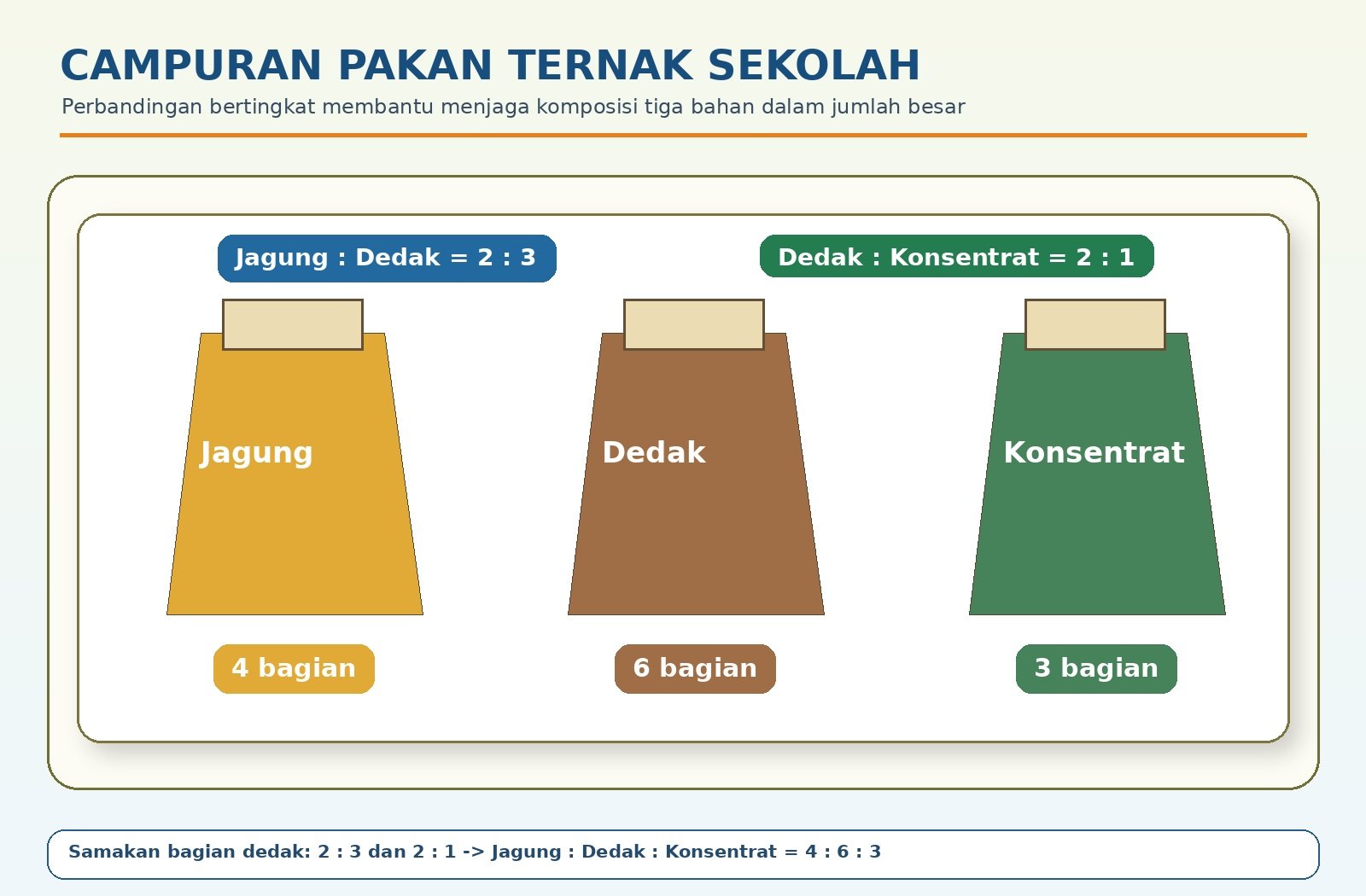 Gambar kontekstual 4: Perbandingan Bertingkat